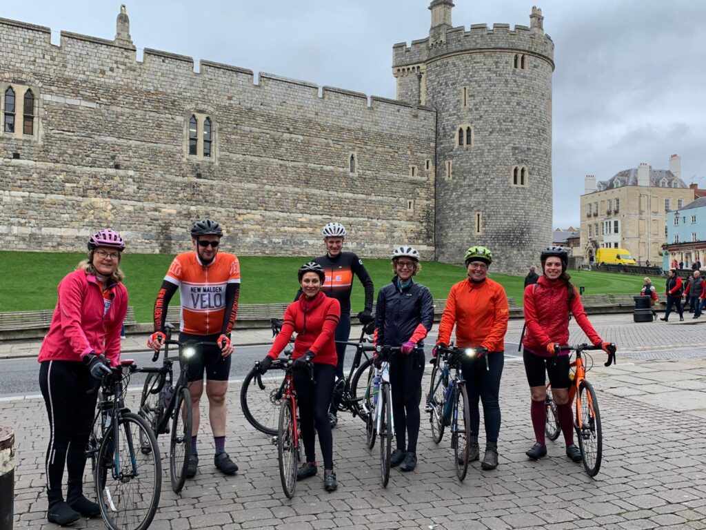 Riding with a club like New Malden Velo and riding out to Windsor have enriched my cycling journey